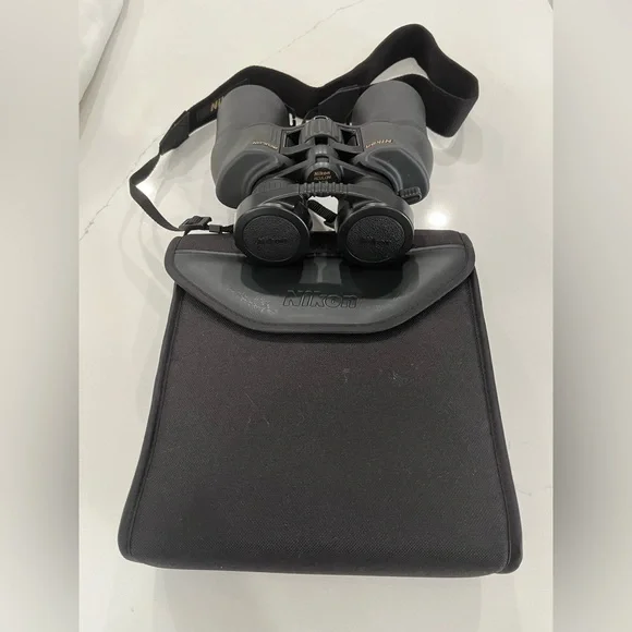 Binoculars Nikon Alcon 10x50 Black Binoculars with case strap & lens covers - Picture 3 of 3